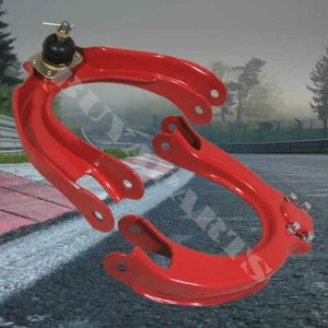 For Acura Integra 1990-1993 DA Adustable Front Upper Control Arm Camber Kit Red - Picture 1 of 1