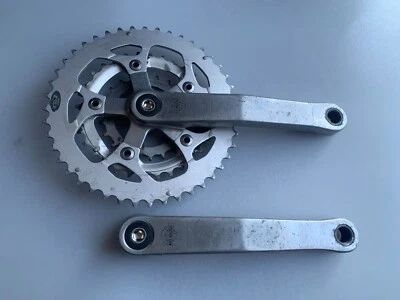 WHITE INDUSTRIES Triple 44/32/22T 175mm Square Taper Crankset -VINTAGE/RETRO MTB - Image 1 of 4