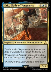 MTG - EZIO, BLADE OF VENGEANCE (Foil) - Assassin's Creed (M) - Picture 1 of 1