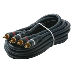 Python SUPERIOR GRADE Cavo Audio Stereo 6 ft 2 RCA Maschio Maschio MIGLIORE QUALITÀ DEL SUONO - Foto 1 di 1