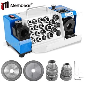 3-13/20mm Drill Bits Sharpener Bits Grinder Sharpener w/11 or 18 Collets 2 Wheel - Picture 1 of 33