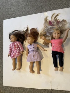 American Girl Dolls Lot Of Three 17 In. - Picture 1 of 3