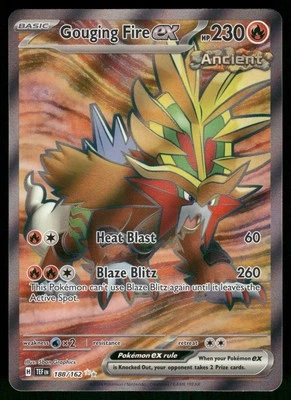 Gouging Fire ex #188/162 Pokemon SV05: Temporal Forces - Image 1 of 2