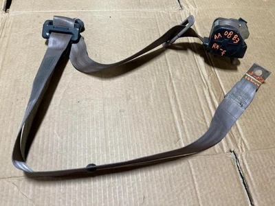 Conjunto de cinturón de seguridad marrón bronceado delantero derecho usado Ford F250 F350 F450 96 Foto 1 de 4