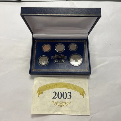 2003 A Year To Remember Coin Set Box & COA - Image 1 of 4