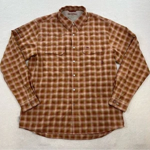 Camisa de pesca al aire libre Simms manga larga a cuadros para hombre talla XL - Imagen 1 de 8