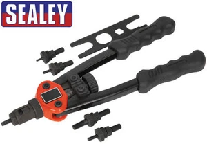 Sealey Short Arm Threaded Nut/Rivnut Riveter/Riveting Insert Kit M3-M8 AK3984 - Picture 1 of 1