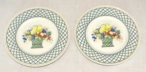 Villeroy & Boch Basket DOS platos de ensalada de 8,1/2 pulgadas - Alemania - Como Nuevo - Imagen 1 de 3