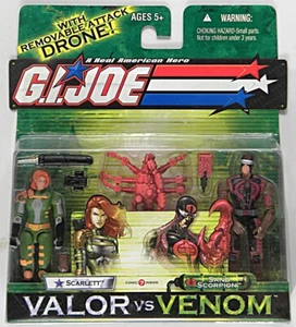 Hasbro G.I. Joe ARAH Attack Drone Valor vs Venom Scarlett vs Sand Scorpion - Picture 1 of 2