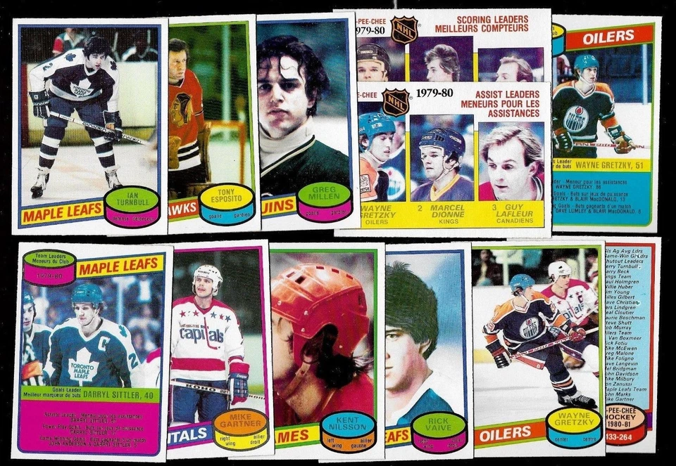 1980-81 OPC 80-81 O PEE CHEE NHL HOCKEY CARD + ERROR VARIATION 133-264 SEE LIST - Image 1 of 1