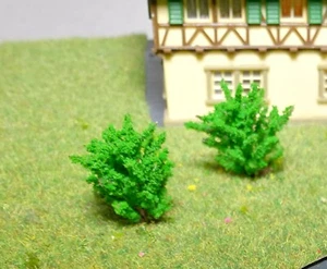 20 mittelgrüne Büsche, Sträucher, 30 mm hoch - Picture 1 of 12