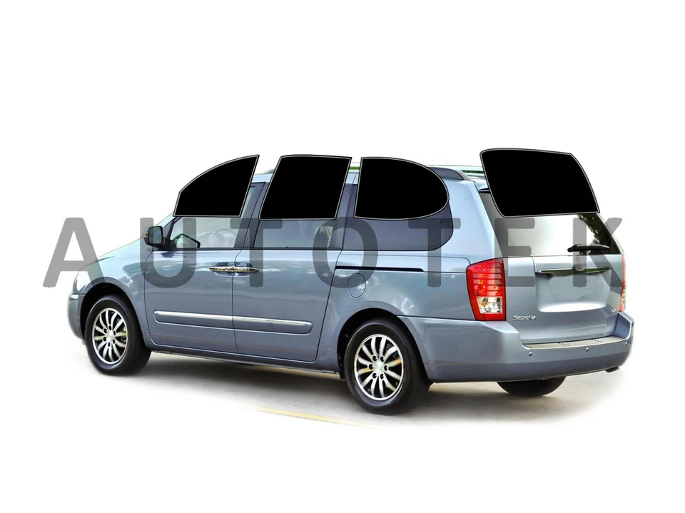 Película precortada en todos los lados + ventana trasera cualquier tono % para Kia Sedona 2006-2012 Foto 1 de 4