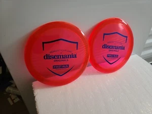 2 NEW Discmania Originals First Run C-Line CD1 174&175g Red w/ Blue Foil - Picture 1 of 2