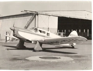 Avión pequeño aluminio acero líneas de transmisión aviación vintage 1958 foto de prensa - Imagen 1 de 2