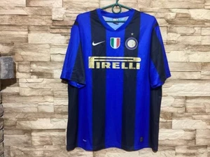 INTER MILAN 2008 2009 Home Football Shirt Soccer Jersey Nike #17 Campioni Sz XL - Picture 1 of 9