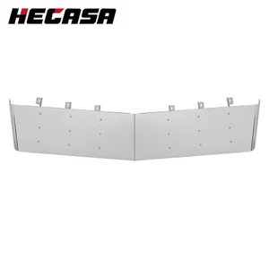 13" Drop Sun Visor For Kenworth T800/W900/T300 84-98 Windshield Stainless Steel - Picture 1 of 13