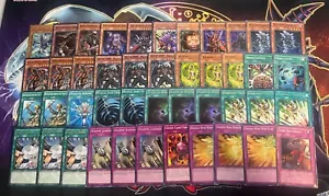 TELEDAD DARK ARMED DRAGON SOLEMN JUDGMENT ALLURE DARKNESS STARDUST YUGIOH DECK - Picture 1 of 6