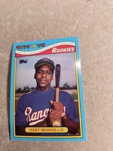 JERRY BROWNE 1988 TOPPS TOYS R US ROOKIES #3 OF 33 FREE SHIPPING