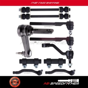 For Dodge Ram 2500 RWD New 10 Pieces Suspension Tie Rod Pitman Idler Arm Kit - Picture 1 of 11