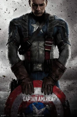 Captain America: The First Avenger - Movie Poster (Regular - Shield) (24" X 36")