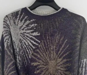 Vintage Cambio Italia Wollmischung Pullover Herren Gr. XL Strick elektrisch Opa - Bild 1 von 8