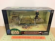 Hasbro Star Wars Potf2 Tatooine Skiff With Jedi Knight Luke Skywalker MISB 1999 for sale online