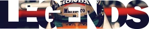 Calcomanía de vinilo Ayrton Senna Forever Legend Fórmula Uno F1 pared para automóvil camión - Imagen 1 de 1
