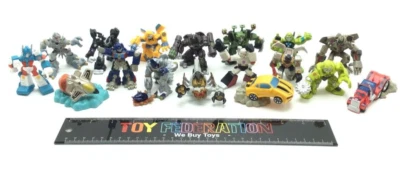 Hasbro Transformers Robot Heroes Lot of 17: STARSCREAM, BARRICADE, GRIMLOCK... - Image 1 of 4