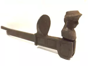 Antike Metall Wandhalterung Männerbüste 17cm für Fensterläden - Sammler Bastler - Bild 1 von 7