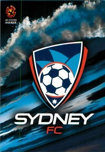 2016 2017 SYDNEY FC A-League Card CLUB LOGO - Foto 1 di 3