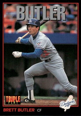 1993 Triple Play #136 Brett Butler - Image 1 of 2
