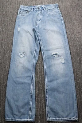 Request Jeans Men's 32x32 Distressed Bootcut Faded Y2K Denim - Image 1 of 4