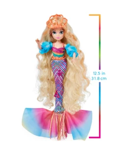 Bambola Mermaid High Finly con coda rimovibile, vestiti e accessori nuova con scatola - Foto 1 di 6