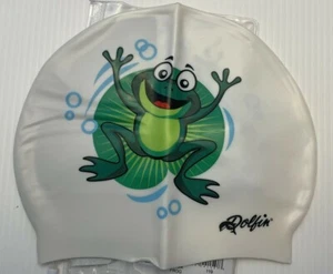 Dolfin berretto da nuoto in silicone taglia unica - rana - Foto 1 di 4
