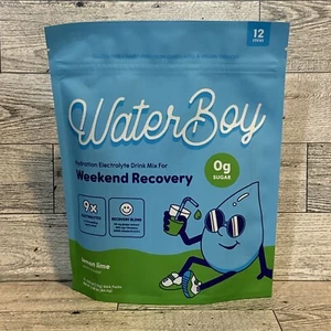 Waterboy Hydration + Weekend Recovery - Lemon Lime - Electrolyte Drink 12 Count - Picture 1 of 3