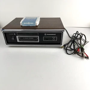 Panasonic RS-845US Reproductor de Cinta Estéreo de 4 Canales 8 Pistas Cuatro Probado Funciona - Imagen 1 de 8