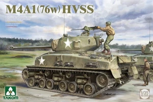 TAKOM 2205 1/35 M4A1 (76w) HVSS Military Armored Vehicle Assembly Model Kit - Picture 1 of 6