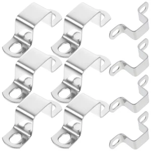 10 Pcs Clamp Deck Fence Post Tie Bracket Saddle Buckle - Picture 1 of 12