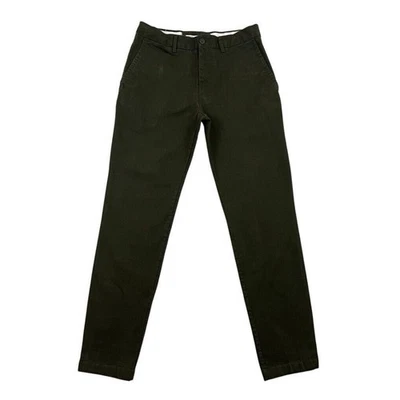 Zara Chino Pants Womens Size 30 Sage Gray Flat Front Straight Leg Pockets Casual - Image 1 of 4