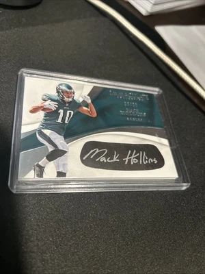 2017 Panini Immaculate MACK HOLLINS PATRIOTS/Eagles/BILLS Eye Black AUTO 55/99 - Image 1 of 2