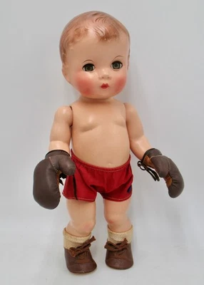 Boxer de composição vintage maravilhoso por Effanbee - Imagem 1 de 4