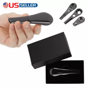 Portable Magnetic Metal Tobacco Spoon Smoking Pipe Accessories With Gift Box - Picture 1 of 10