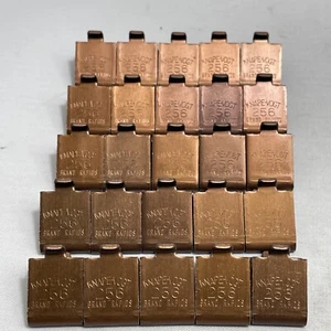 JUEGO DE 25 soportes de estante vintage Knape Vogt #256 acabado cobre bronce (6 estantes) - Imagen 1 de 5