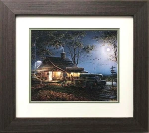  Terry Redlin "Autumn Traditions" INDIVIDUELL GERAHMT ländliche amerikanische Kunst Kürbisfarm  - Bild 1 von 3