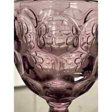Imperial Glass Ohio Provincial Amethyst Water Goblet 8 oz