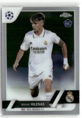 2022-23 Topps Chrome UEFA Club Competitions #114 Bruno Iglesias Rookie - Image 1 of 2