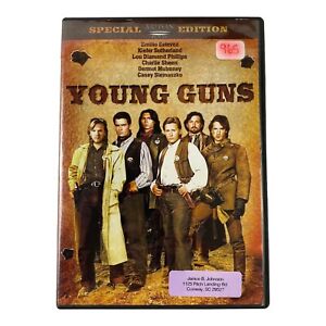 Young Guns (DVD, 1988) Special Edition Western, Action, Estevez, Sutherland
