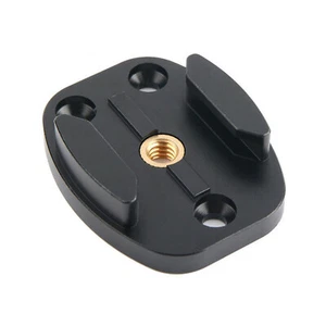 CNC 1/4" Base Tripod Mount Adapter For GoPro HERO 9 8 7 6 5 4 Xiaoyi Yi Camera h - Picture 1 of 7