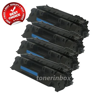 4 Pack Generic Toner Cartridge for HP CE505A 05A Laserjet P2035 P2035n P2055 - Image 1 of 2