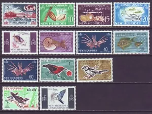 New Hebrides British 1963 SC 96-107 MH Set - Picture 1 of 3